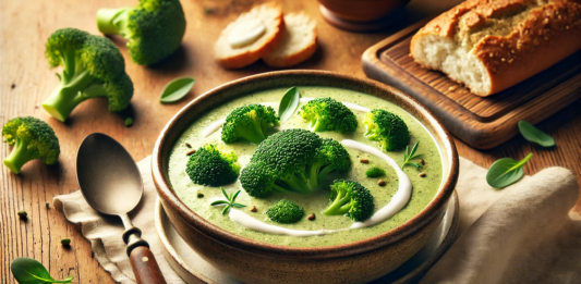 Крем супа броколи