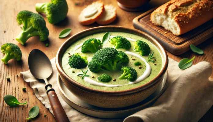 Крем супа броколи