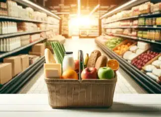 Хранителен магазин, потребителска кошница