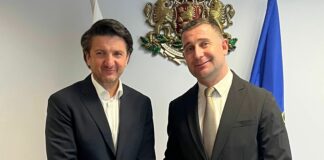 Министър Мирослав Боршош и кмет инж. Ангел Джоргов