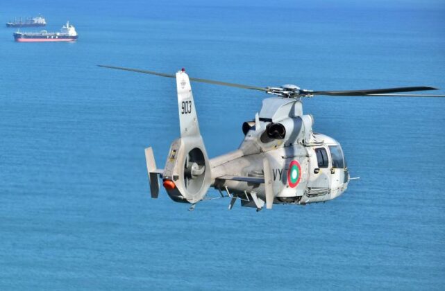 Хеликоптери от авиобаза „Чайка“