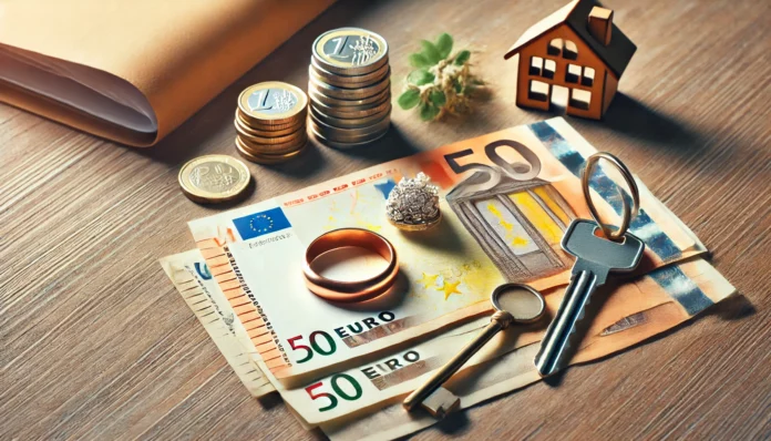 Развод, пари, имот