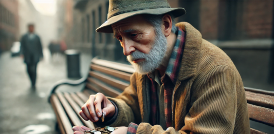 Пенсионер с пенсия