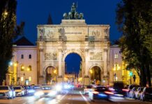 Портата на победата в Мюнхен в Европа