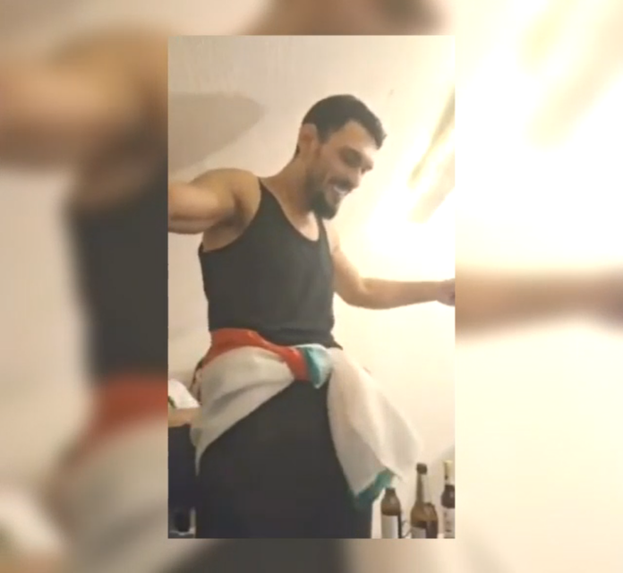 Поругаване на националния флаг от неизвестен индивид