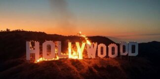 пожар,Лос Анджелис