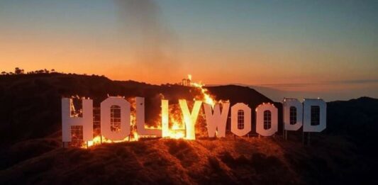 пожар,Лос Анджелис