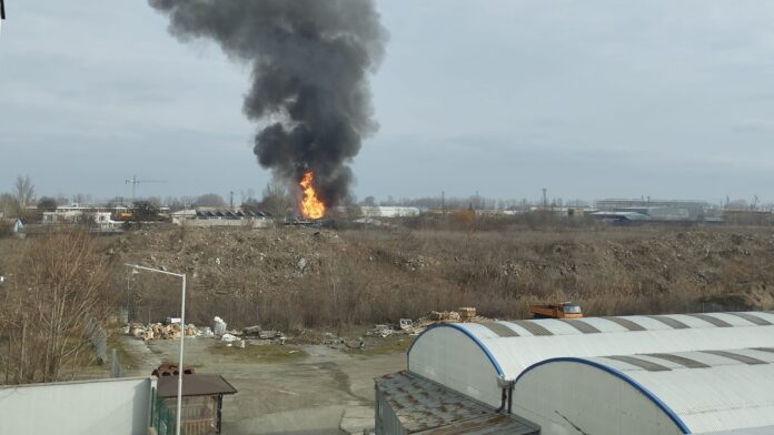 Пожар в Бургас