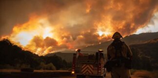 Пожар в Лос Анджелис