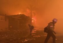 Пожар в Лос Анджелис