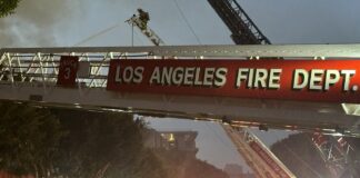 Пожар в Лос Анджелис