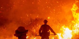 Пожар в Лос Анджелис