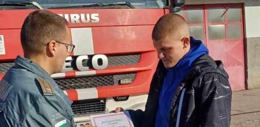 Гл. инсп. Ангел Ангелов и Мустафа Джамалов