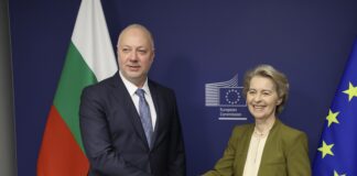 Росен Желязков и Урсула фон дер Лайен