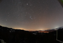 Полярно сияние на 1 януари