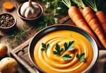 Крем супа от моркови и картофи