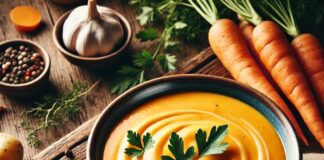 Крем супа от моркови и картофи