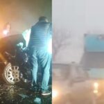 Тежка катастрофа и километрична тапа