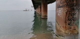 Тротинетка във водата