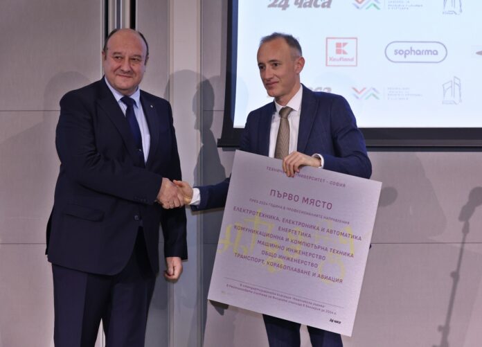 Връчването на наградата