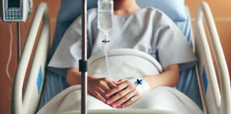 Жена в болница