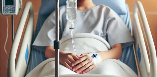 Жена в болница