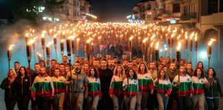 Факелно шествие за почит на Васил Левски