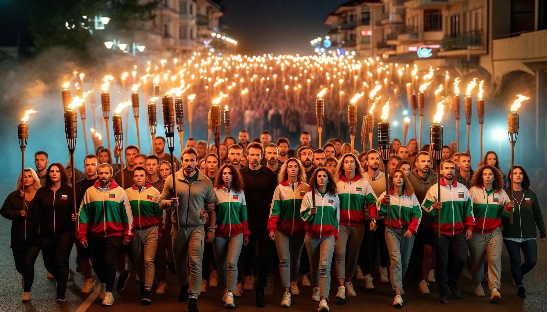 Традиционното за Бургас факелно шествие с което отдаваме почит към