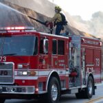 Пожарникар в Лос Анджелис, САЩ