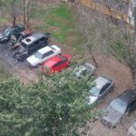 Изгорели коли