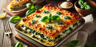 Кремообразна лазаня със спанак и рикота