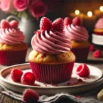 Мъфини с малинов крем