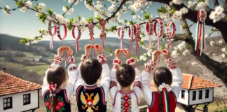 Деца с мартеници