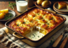 Млечна мусака с картофи и сирене