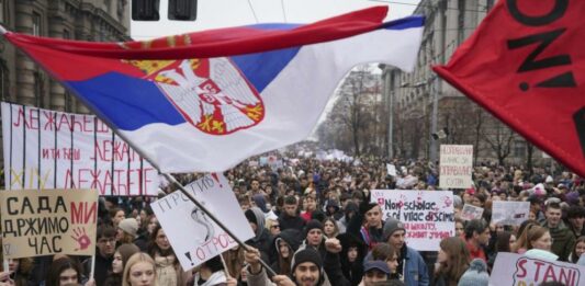 Протест в Сърбия