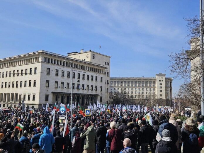 Протест в София