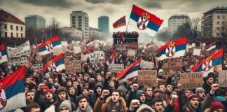 Протест в Сърбия