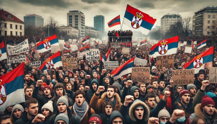 Протест в Сърбия