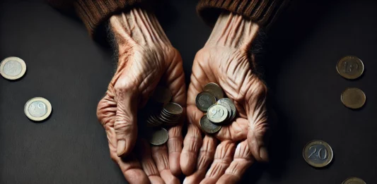 Бедност, пари, пенсионер