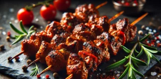 Шишчета от пилешки сърца