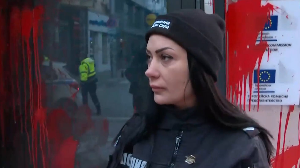 Старши полицай Христина Кирилова от е един от пострадалите полицаи