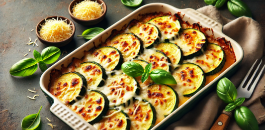 Тиквички с моцарела и пармезан