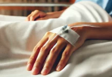 Жена в болница