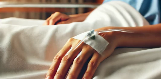 Жена в болница