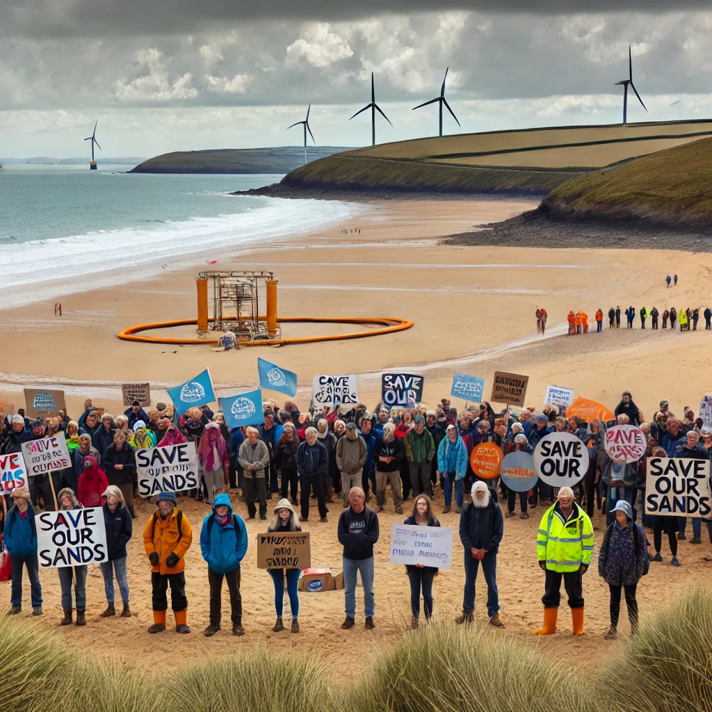Протест се проведе във връзка с плановете за цитира Би
