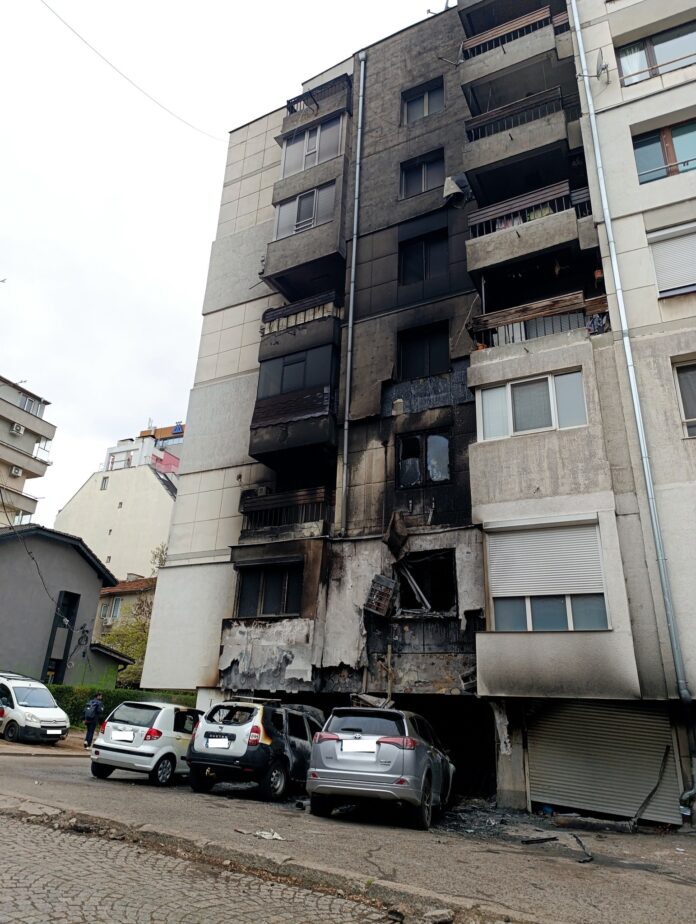 Пожар в София