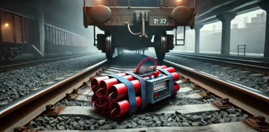 Бомбен атентат на жп гара