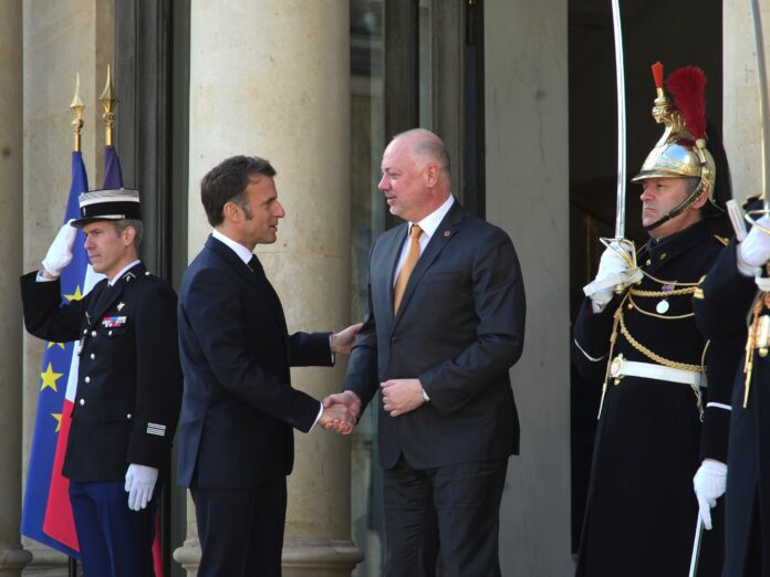 Еманюел Макрон и Росен Желязков