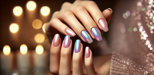 Перлен маникюр