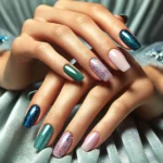 Маникюр кадифено стъкло